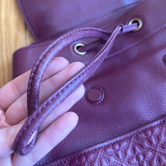 Tory Burch Quilted leather magnetic closure backpack main image 12